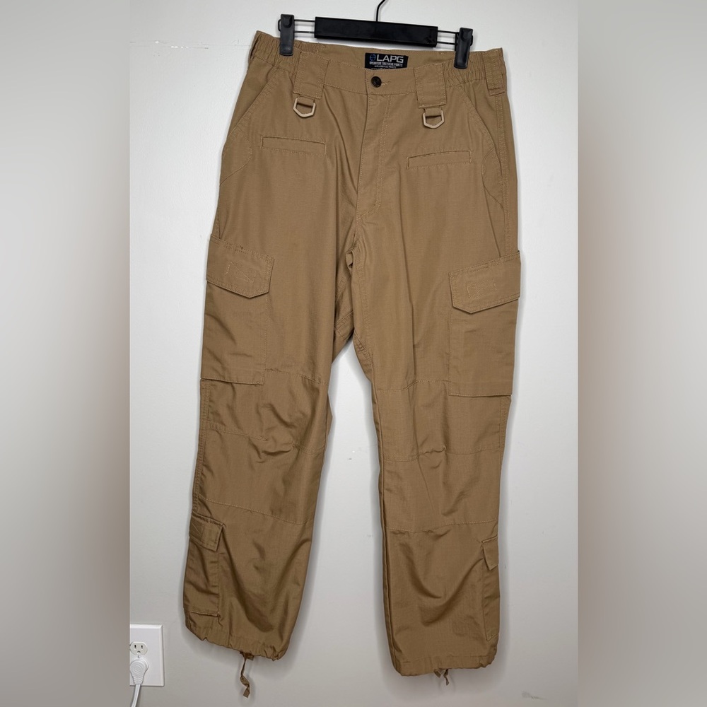 LAPG Operator Tactical Pants Men's Cargo Pants Utility Pockets Tan 32x34